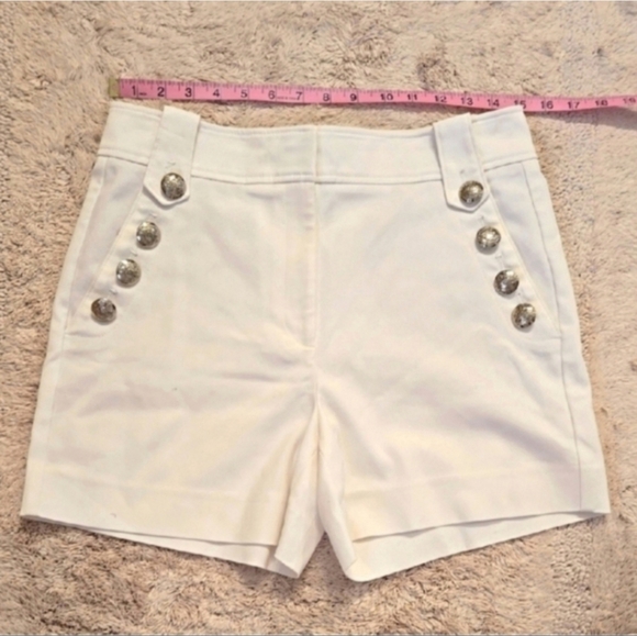 Balmain Pants - Copy Balmain White Shorts Size 8